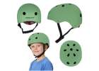 Kask rowerowy dla dziecka Trike Fix dziecięcy regulowany LED M 55-58cm zielony ciemny 1