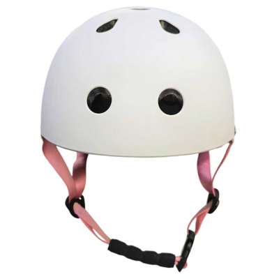 Kask rowerowy dla dziecka Trike Fix dziecięcy regulowany LED S 48-54cm biały