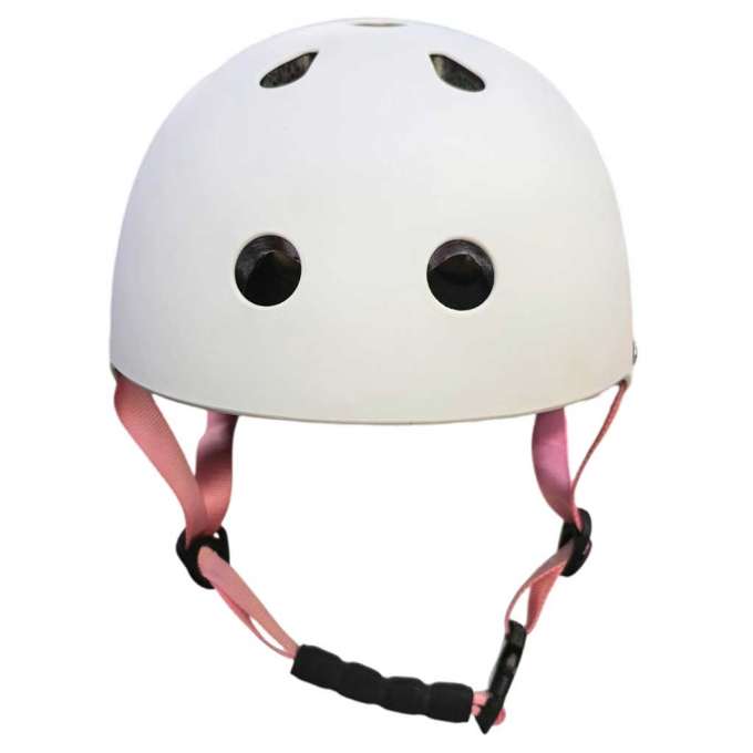 Kask rowerowy dla dziecka Trike Fix dziecięcy regulowany LED S 48-54cm biały