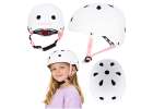 Kask rowerowy dla dziecka Trike Fix dziecięcy regulowany LED S 48-54cm biały 1