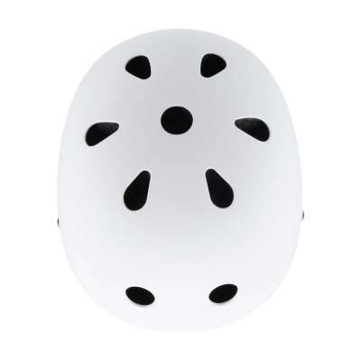 Kask rowerowy dla dziecka Trike Fix dziecięcy regulowany LED S 48-54cm biały