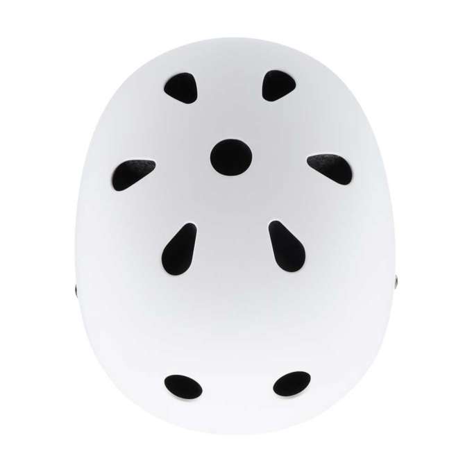 Kask rowerowy dla dziecka Trike Fix dziecięcy regulowany LED S 48-54cm biały