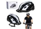 Kask rowerowy na rower RALLEX damski męski regulowany czarno-biały L 58-62cm 1