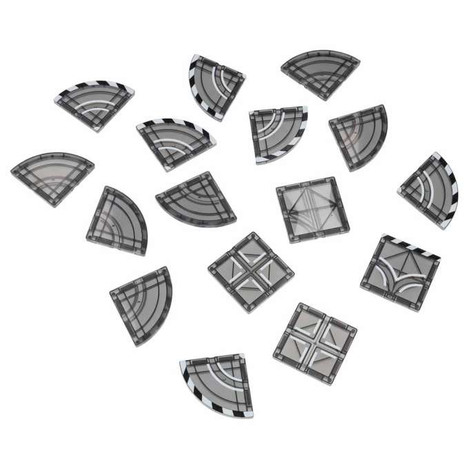 Klocki magnetyczne konstrukcyjne 3D straż pożarna 2 samochody 92 elementy