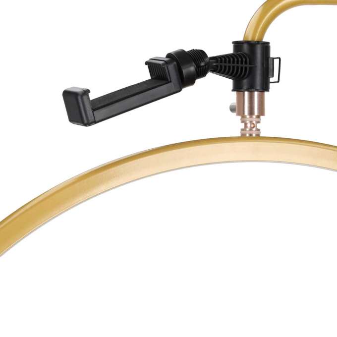 LED eyelash extension lamp 36W adjustable cosmetic shadowless arc gold