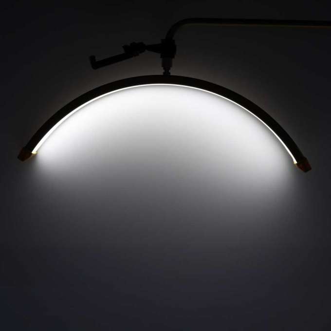 LED eyelash extension lamp 36W adjustable cosmetic shadowless arc gold