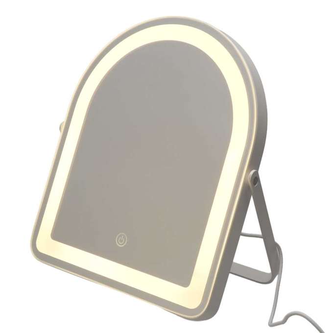 LED illuminated cosmetic makeup mirror