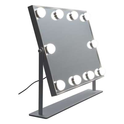 LED makeup mirror with 10 bulbs illuminated cosmetic mirror 3 color types