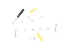 LED makeup mirror with 15 bulbs cosmetic zoom x10 brightness adjustment 16