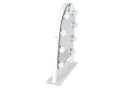LED makeup mirror with 9 bulbs, illuminated cosmetic mirror 2