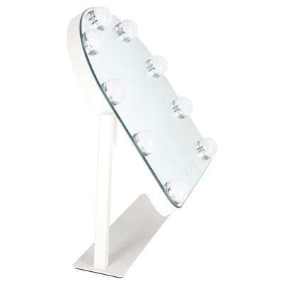 LED makeup mirror with 9 bulbs, illuminated cosmetic mirror