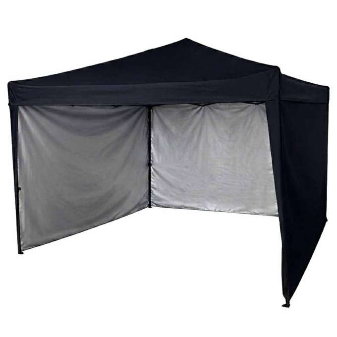 LUARO Garden Pavilion Event Tent Commercial Gazebo 3x3 m 3-sided