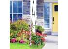 LUARO Pergola garden support for flowers stand for climbing roses pyramid metal 6