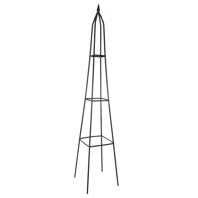 LUARO Pergola garden support for flowers stand for climbing roses pyramid metal