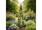 LUARO Pergola garden support for flowers stand for climbing roses pyramid metal 4