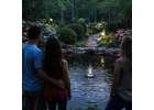 LUARO Solar pond fountain garden floating pump LED RGB 16cm 11