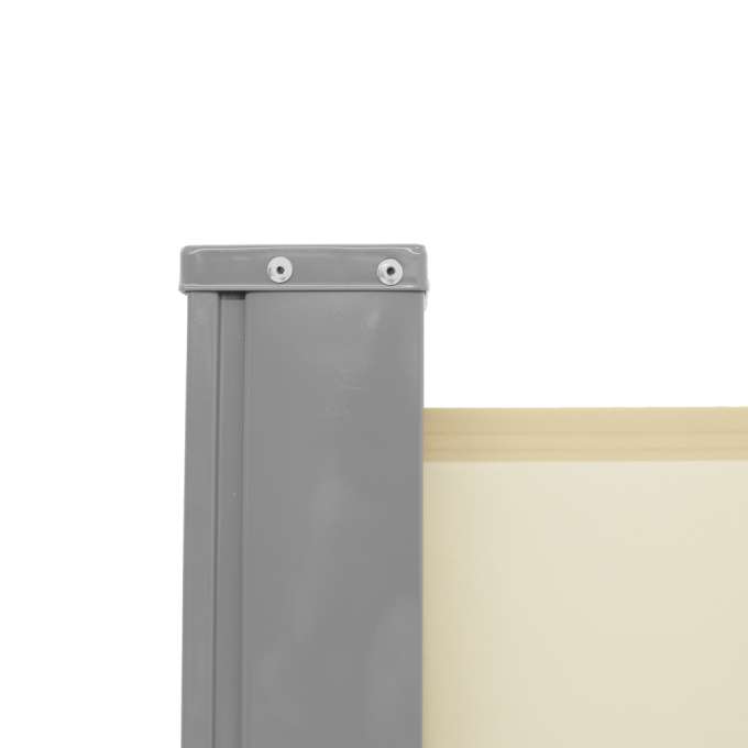LUARO corner side terrace awning retractable screen 180 x 600 cm beige