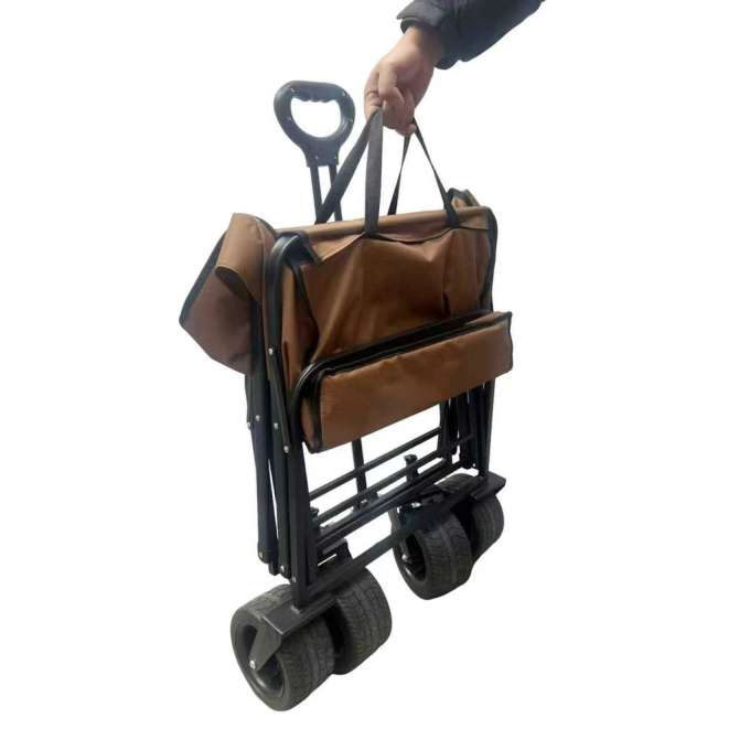 LUARO folding touring trolley with table