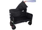 LUARO folding transport trolley with seat and backrest 14
