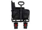 LUARO folding transport trolley with seat and backrest 13