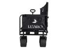 LUARO folding transport trolley with seat and backrest 11