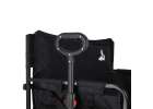 LUARO folding transport trolley with seat and backrest 9