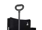 LUARO folding transport trolley with seat and backrest 8