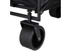 LUARO folding transport trolley with seat and backrest 6