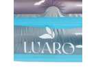 LUARO inflatable swimming mattress sun lounger with cushion transparent 3