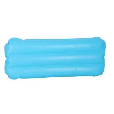 LUARO inflatable swimming mattress sun lounger with cushion transparent