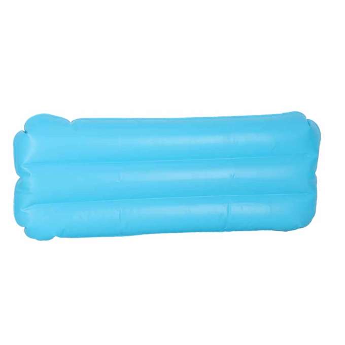 LUARO inflatable swimming mattress sun lounger with cushion transparent