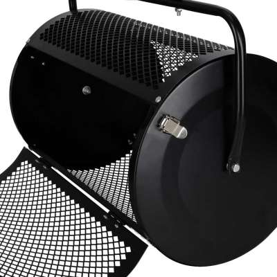 LUARO lawn compost and fertilizer spreader garden mesh roller spreader