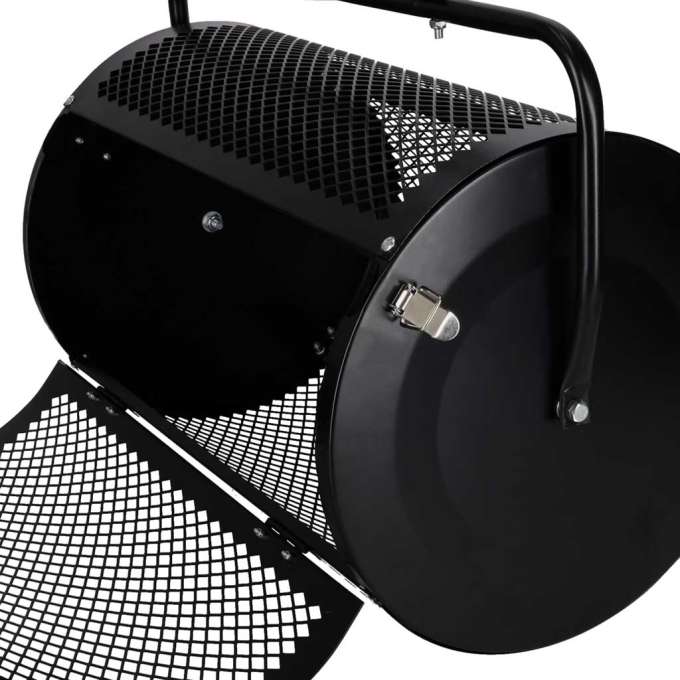 LUARO lawn compost and fertilizer spreader garden mesh roller spreader