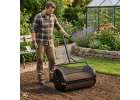 LUARO lawn compost and fertilizer spreader garden mesh roller spreader 4