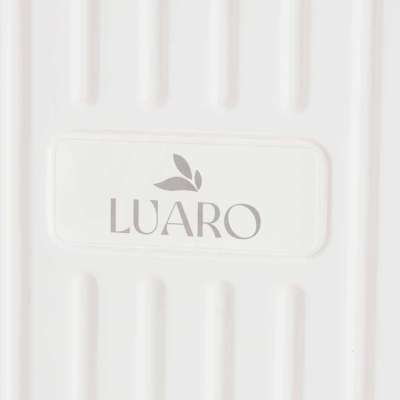 LUARO shopping transport cart folding 4 wheels lid white