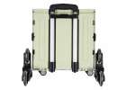LUARO shopping transport cart folding 8 wheels lid 8