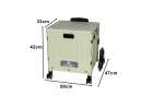 LUARO shopping transport cart folding 8 wheels lid 16
