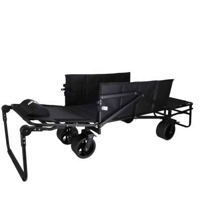 LUARO transport trolley foldable 2-in-1 camp bed
