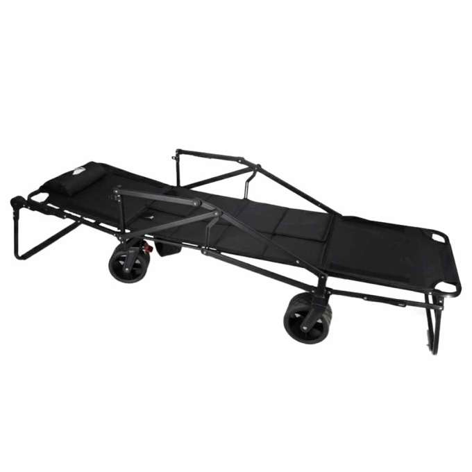 LUARO transport trolley foldable 2-in-1 camp bed