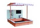 LULILO Sablo wooden sandbox with revolving roof 3
