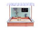 LULILO Sablo wooden sandbox with revolving roof 4