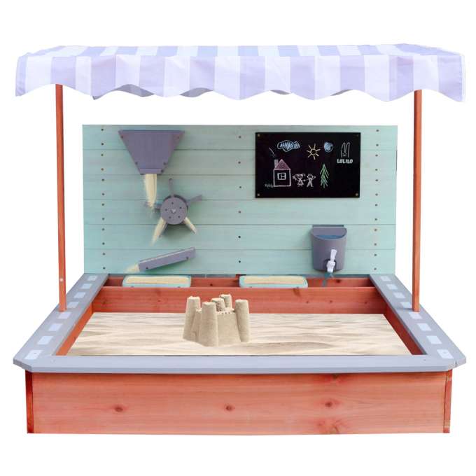 LULILO Sablo wooden sandbox with revolving roof