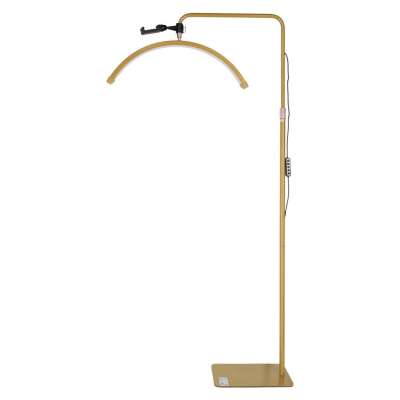Lampa do przedłużania rzęs LED 36W regulowana kosmetyczna bezcieniowa łuk złota