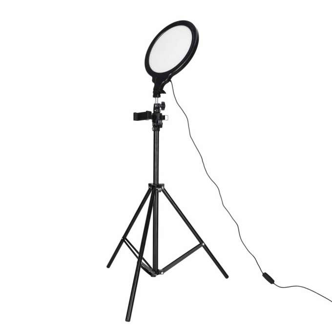 Lampa pierścieniowa do selfie LED na statywie