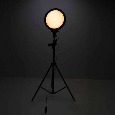 Lampa pierścieniowa do selfie LED na statywie