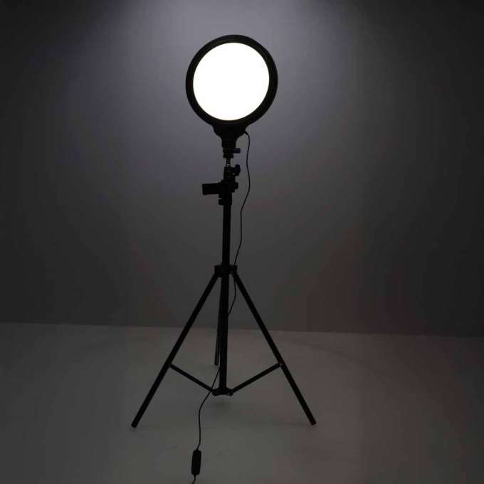 Lampa pierścieniowa do selfie LED na statywie