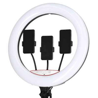 Lampa pierścieniowa ze statywem i pilotem ring LED RGB