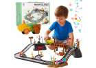 Luminous magnetic car race track 1 vehicle 153 elements 1
