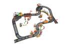 Luminous magnetic car race track 2 vehicles 310 elements 21