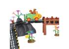 Luminous magnetic car race track 2 vehicles 310 elements 22